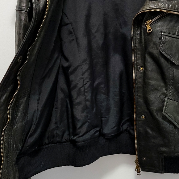 Theory leather jacket,  size small, black - Picture 8 of 9